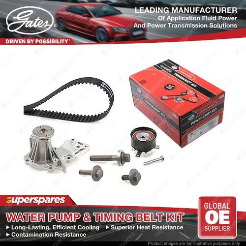 Gates Water Pump & Timing Belt Kit for Volvo C30 533 1.6L 74KW 2006-2013