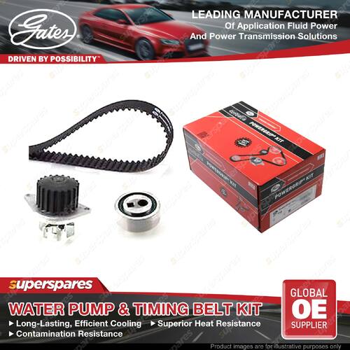 Gates Water Pump & Timing Belt Kit for Peugeot 205 Cabrio 106 309 KDY K2D