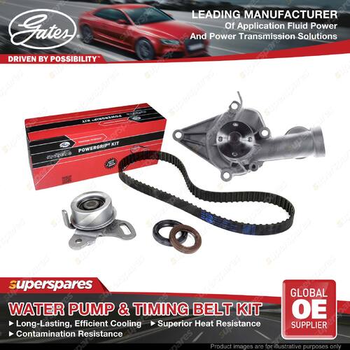 Gates Water Pump & Timing Belt Kit for Mitsubishi Colt RA RB RC RD RE Lancer