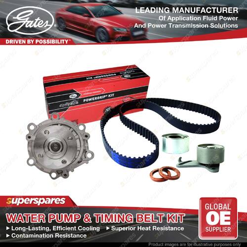 Gates Water Pump & Timing Belt Kit for Toyota Hilux LN51 LN60 LN65 LN56