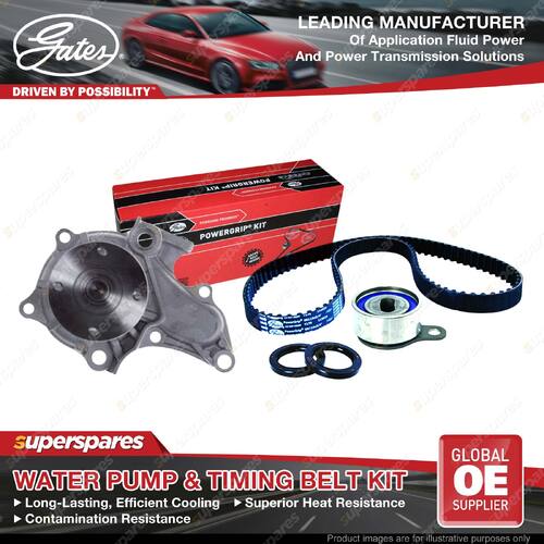 Gates Water Pump & Timing Belt Kit for Toyota Corolla Levin AE82 AE92 AE93 AE101