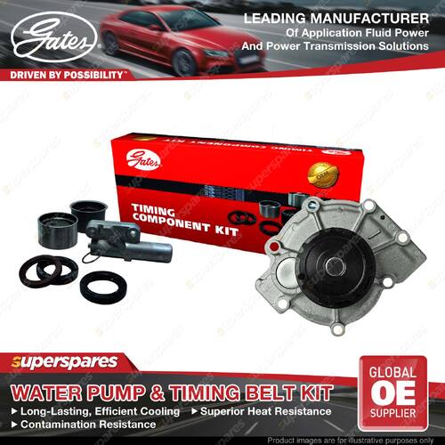 Gates Water Pump & Timing Belt Kit for Volvo V40 525 526 2.0L 2013-On