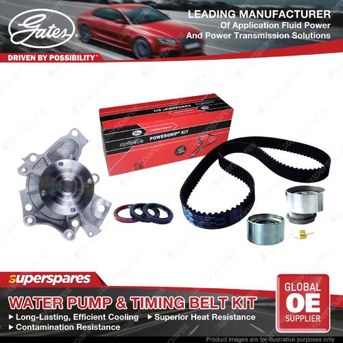 Gates Water Pump & Timing Belt Kit for Mazda Familia BG1 BJ14 Premacy CP CP19