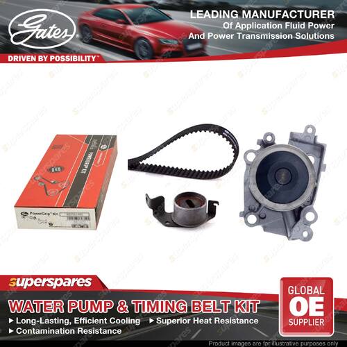 Gates Water Pump & Timing Belt Kit for Mitsubishi Colt CJ4A Lancer CK4A