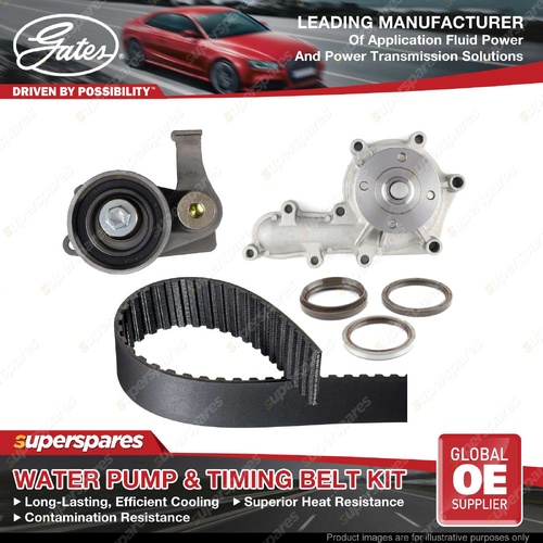 Gates Timing Belt Kit+Water Pump for Toyota Land Cruiser PZJ HZJ HDJ 70 80 Ser