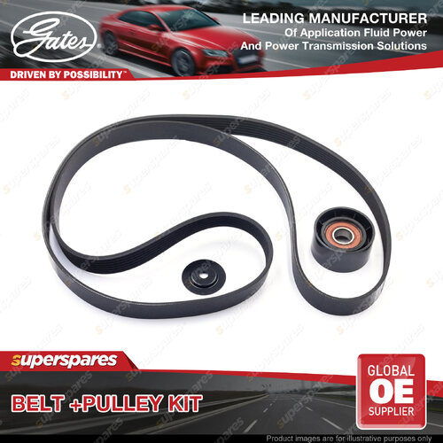 Gates Belt & Tensioner Pulley for Hyundai i30 FD 2.0L 105kW 2007-2012