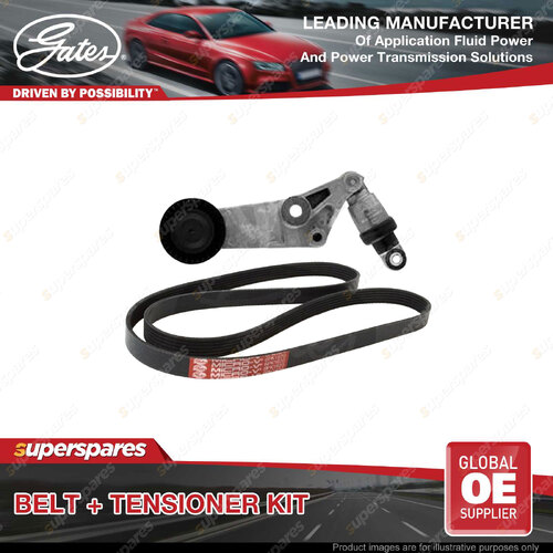 Gates Belt & Tensioner for Toyota Corolla ZZE120 ZZE121 1.4L 1.6L