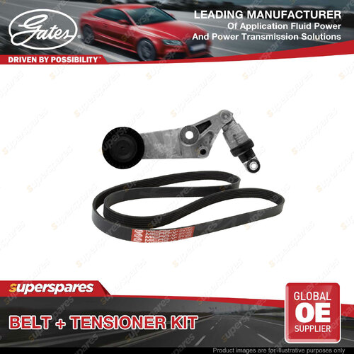 Gates Belt & Tensioner for Toyota Corolla ZZE142 1.8L 101kW 2006-2010