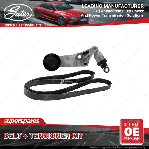 Gates Belt & Tensioner for Toyota Corolla ZNR11 1.8L 95kW 2004-2009