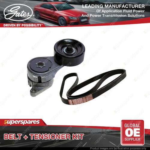 Gates Belt & Tensioner for Holden Rodeo RA TF 3.5L 140kW 147kW With A/C