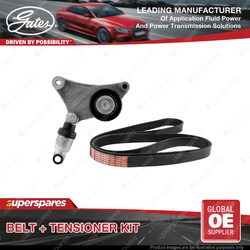 Gates Belt & Tensioner Kit for Toyota Avensis Kluger RAV 4 Wish ANE11 2.0L 2.4L