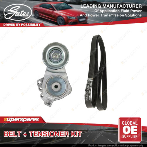 Gates Belt & Tensioner for Mitsubishi Triton ML 3.5L 135kW 2006-2009