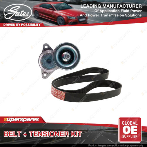 Gates Belt & Tensioner for Mazda 3 BK12 BK14 2.0L 105kW 2007-2009