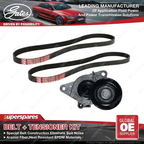 Gates Belt & Tensioner Kit for Nissan Navara D40M D40T 2.5L YD25DDTI 06-ON