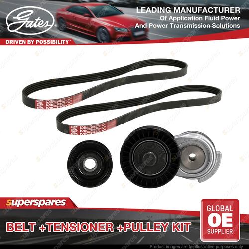 Gates Belt & Tensioner & Pulley Kit for Audi A4 Quattro 8D5 1.8L 92kW 1996-2001