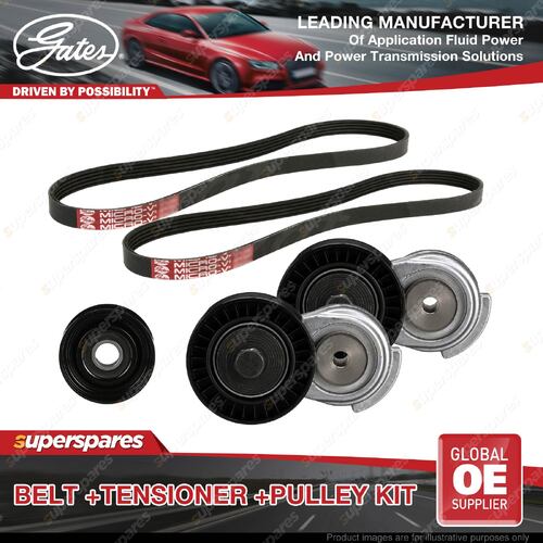 Gates Belt Tensioner Pulley Kit for BMW 525I E60 2.5L M54B256S5 without LEV ADJ