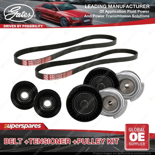 Gates Belt & Tensioner & Pulley Kit for Holden Adventra VY 5.7L 235kW LS1 03-04