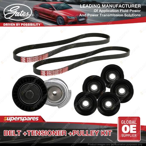 Gates Belt Tensioner Pulley Kit for Holden Commodore VT VX VY Calais 3.8L L67