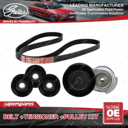 Gates Belt & Tensioner & Pulley Kit for Holden Caprice WK One Tonner VY 3.8L