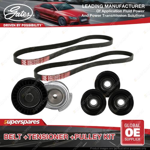 Gates Belt & Tensioner & Pulley Kit for Benz Sprinter 208D 308D 311D 316D 416D