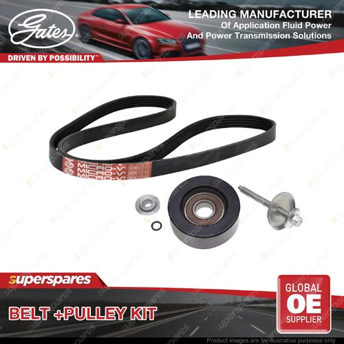 Gates Belt & Pulley Kit for Mazda 3 BK14 6 GG89 Atenza GG89 Axela BK14 CX7 ER1