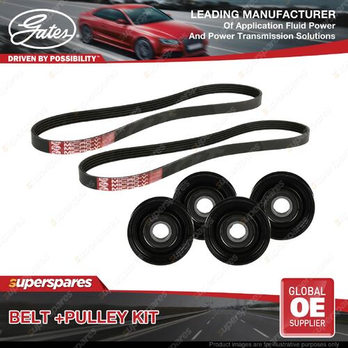 Gates Belt & Pulley Kit for Benz Sprinter 208D 2.2L 60kW 611987 2000-2006