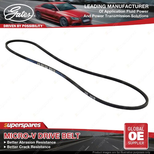 Gates Auxiliaryfan Micro-V Ribbed Belt for Seat Toledo 2.0L 85KW 01/95-10/99