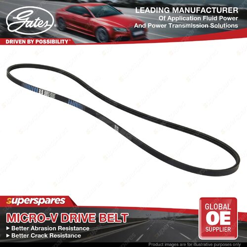 Gates Fan Micro-V Drive Belt for Mercedes Benz S-Class W220 Sedan 3.2L 165KW