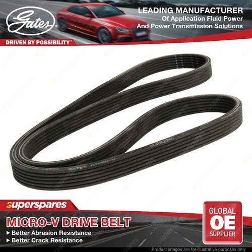 Gates Alternator Micro-V Drive Belt for Ford Mondeo MA MB MC 2.0L 149KW