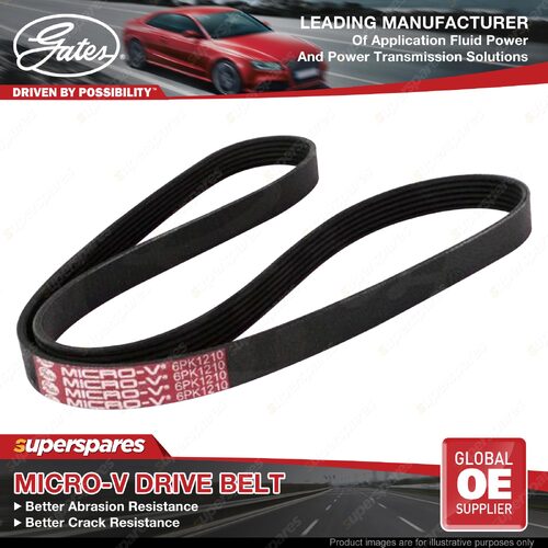 Gates Alt Drive Belt for Nissan Dualis Lafesta Qashqai Serena X-Trail L 1210mm