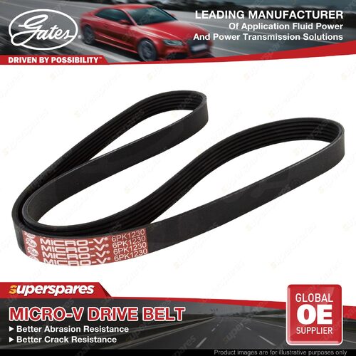 Gates Alt Drive Belt for Toyota Corolla ZRE 142 144 152 153 154 172 182 211 Vitz