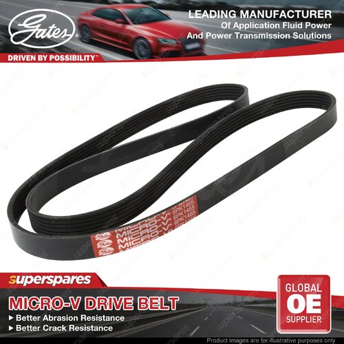 Gates Alt Micro-V Belt for Land Rover Freelander L314 2.0L with air conditioning