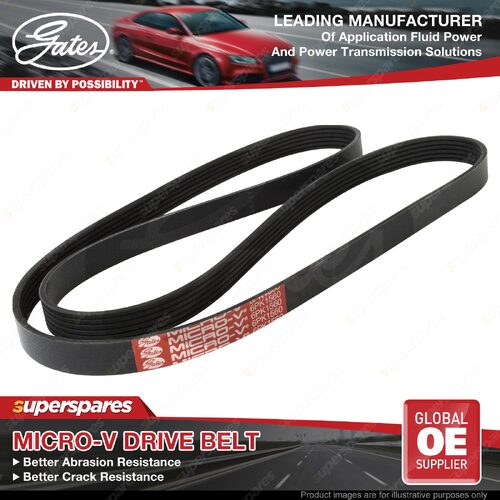 Gates Alt Micro-V Drive Belt for BMW 5 Series 525i 530i E60 7 Series 730i E65