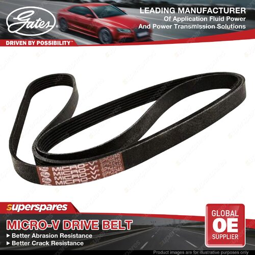 Gates Alternator Micro-V Belt for Kia Grand Carnival VQ 2.3L 3.5L 202KW 203KW