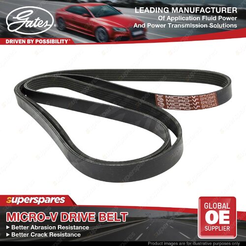 Gates Alternator Micro-V Drive Belt for Kia Optima TF G4KJ 2.4L 149KW