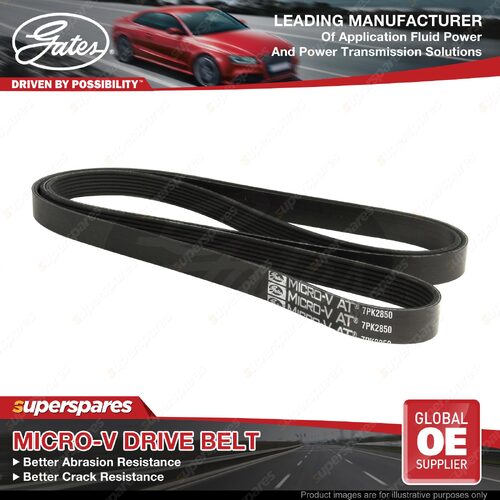 Gates Micro-V Drive Belt for Ford Transit VM 2.4L Diesel 103kW 2006-2014