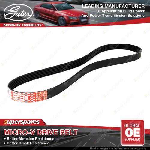 Gates Alt Micro-V Belt for Kia Picanto JA Rio YB Rio X-Line FB Stonic YB 17-On