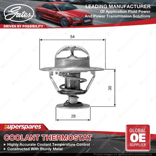 Gates Thermostat + Gaskets & Seals for Cadillac Eldorado 4.1L 101kW 09/82-12/85