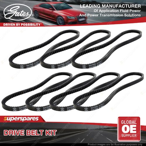 Gates A/C & Alt & P/S Drive Belt Kit for Mitsubishi Express SF SG SH SJ WA 2.5L