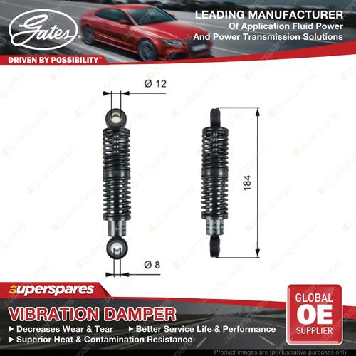 Gates Alternator Vibration Damper for Audi A4 8D5 8E5 8EC 8E2 A6 4B5 4B2