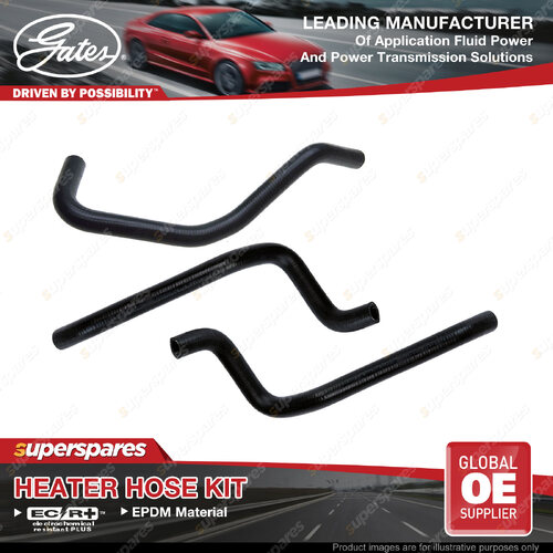 Gates Heater Hose Kit for Holden Jackaroo UBS 2.6L 4ZE1 Pipe 1 to Heater