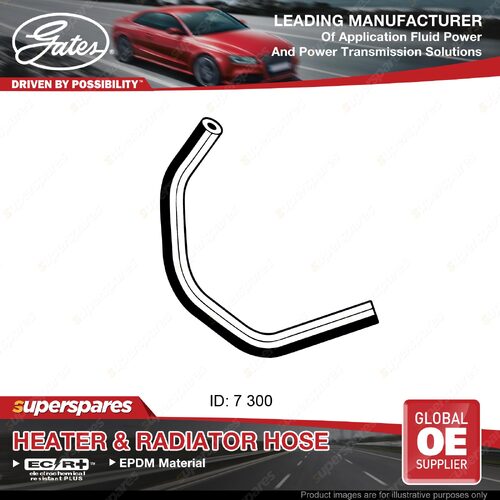 Gates Radiator Hose for Hyundai Excel 1.5 i 16V X-3 Sedan 98-00 Length 280mm