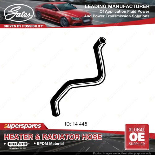 Gates Outlet Molded Heater Hose for Holden Astra LB LC 1.5L 1.6L 84-87