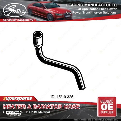 Gates Outlet Heater Hose for Holden Astra LD 1.6L 1.8L 07/87-07/89