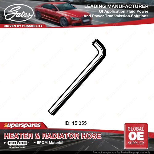 Gates Heater Hose for Ford Fairlane ZL ZK Fairmont Falcon XD XE XF LTD