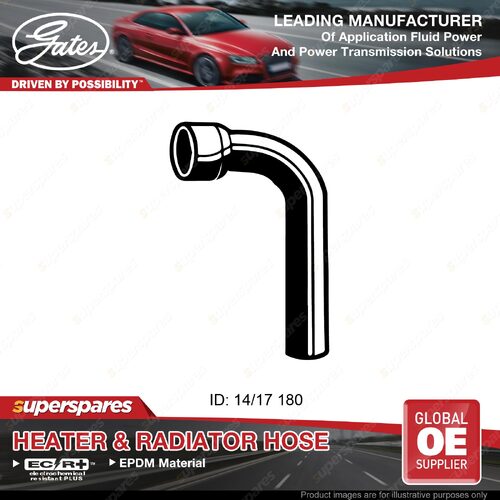 Gates Heater Hose for Ford Falcon Fairmont EB ED EF EL Fairlane NC NF NL LTD