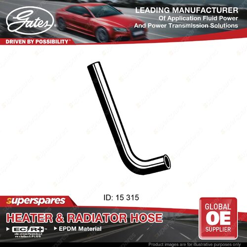 Gates Inlet Heater Hose for Holden Commodore Statesman Calais Caprice VS