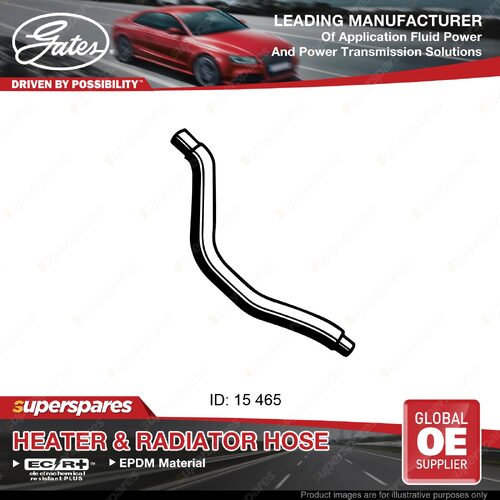 Gates Inlet Heater Hose for Mazda 626 GE Hatchback KL 2.5L 01/92-04/97