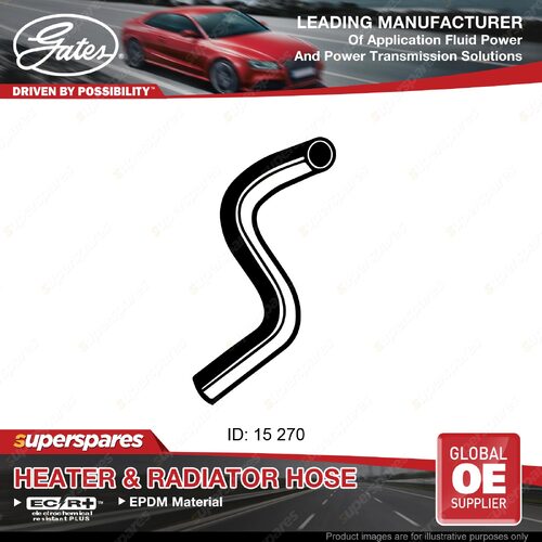 Gates Inlet Heater Hose for Ford Laser KB KA Meteor GA GB 1.5L 81-85