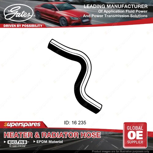 Gates Inlet Heater Hose for Mitsubishi Verada KE KF KH KJ KL KW Magna 235mm